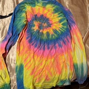 tie dye long sleeve shirt.